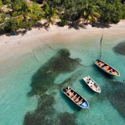 Plage de Petit-Havre en Guadeloupe